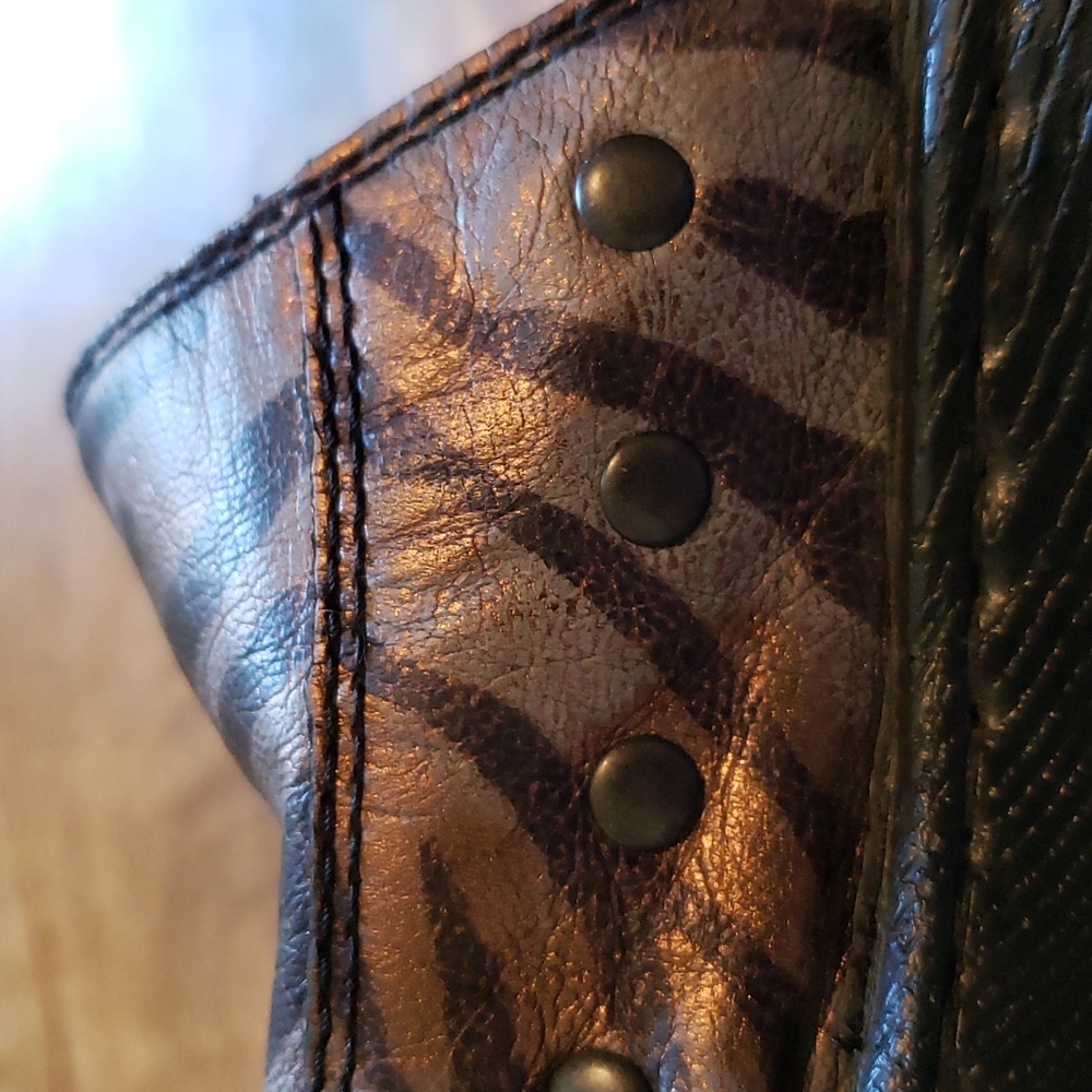 Born Metallic Tiger Animal Print Shoes - Picture 10 of 13